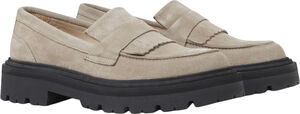 Spike Loafer - Taupe Suede