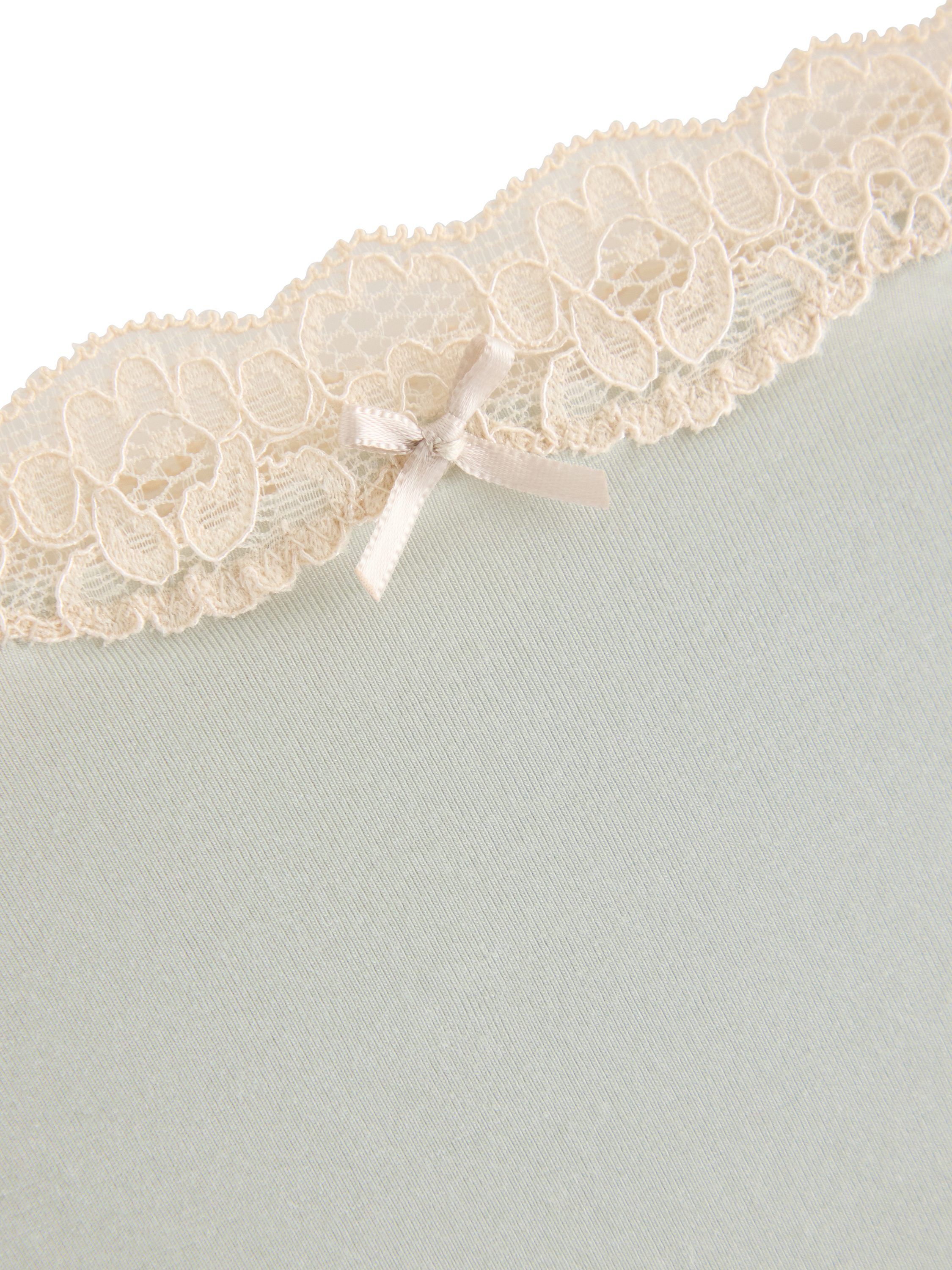 Trusser med h&oslash;j talje og blondedeta