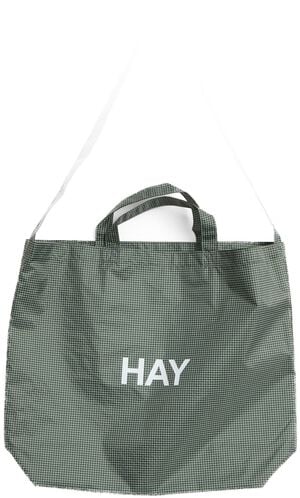 Grid Crossover Bag-Medium-Dark gree