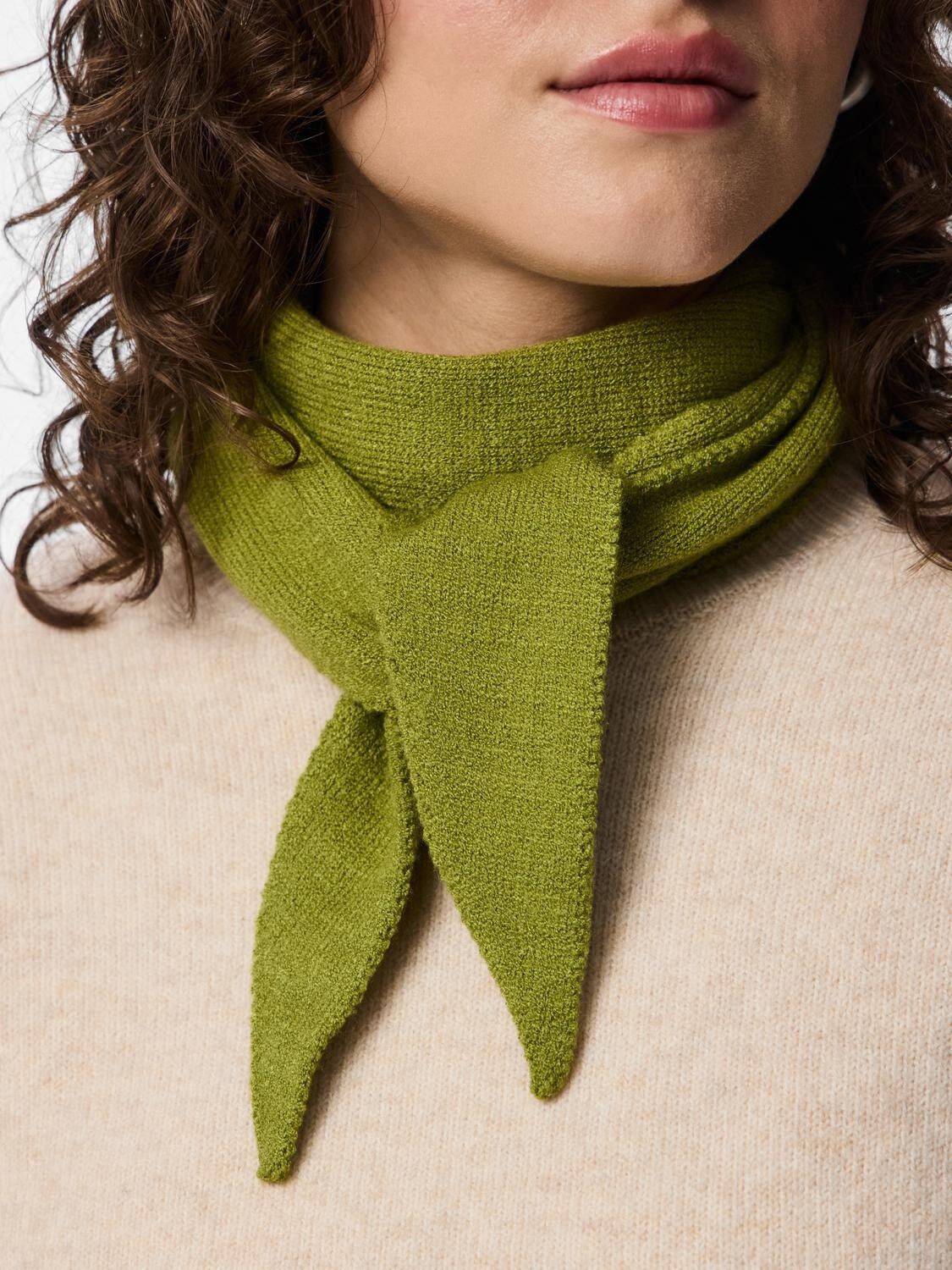 PCKOMMA TRIANGLE SCARF NOOS BC