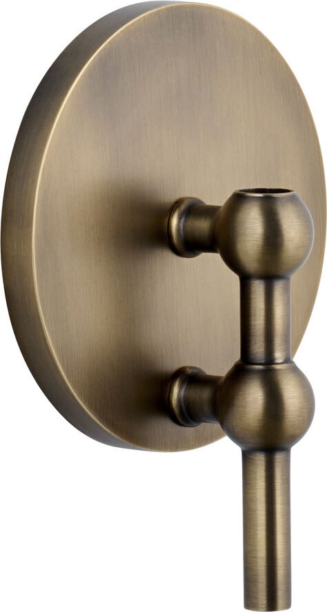 STOFF Nagel wall hanger - bronzed brass/bruneret messing