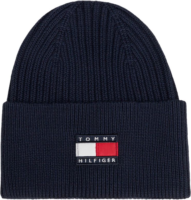 Kids' Heritage Flag Logo Rib-Knit Beanie