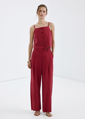 Lyocell button top