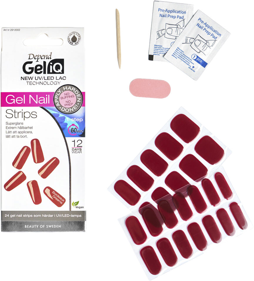 Gel iQ Gel Nail Strips Semi cured n