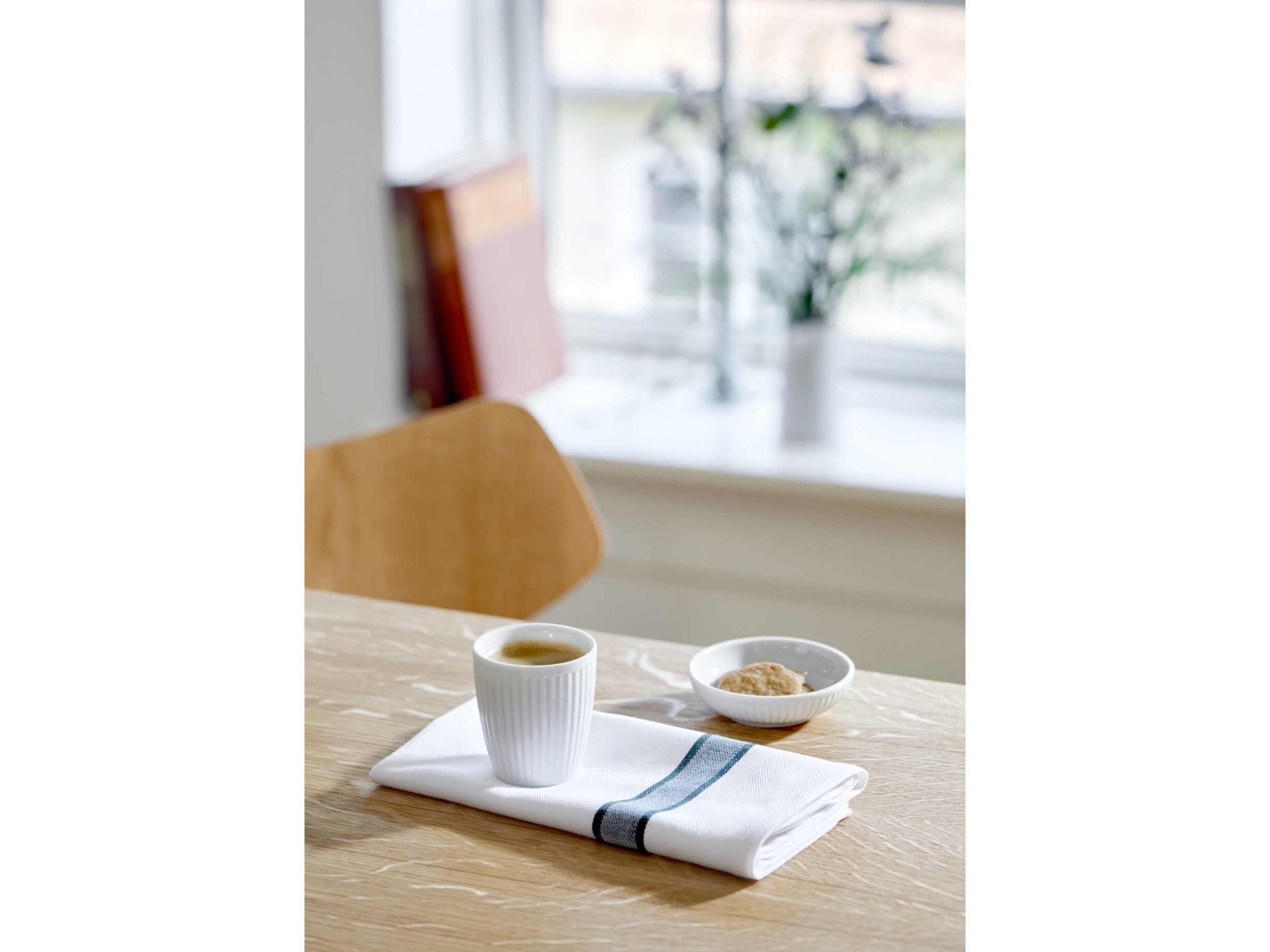 Tygservett Pillivuyt 45 x 45 cm Fungi/Vit 100% ny bomull