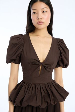 PUFF SLEEVE BUBBLE TOP