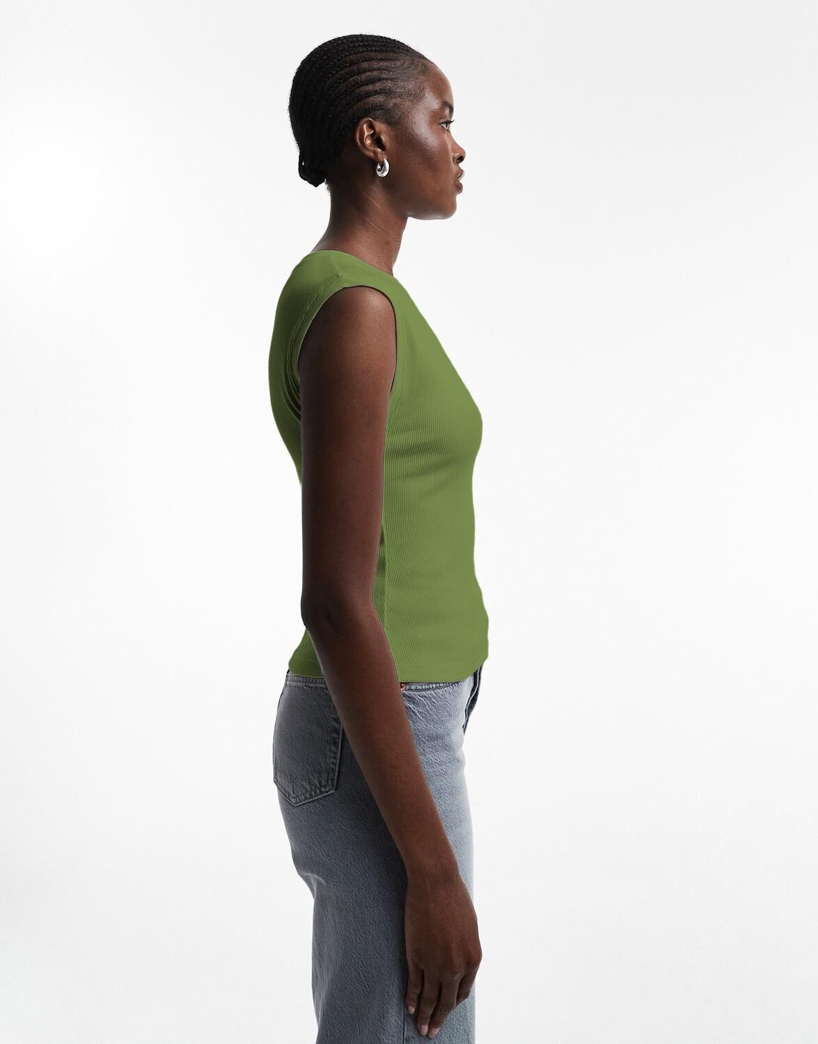 Tsadela Sl Rib Boyfriend Tank Jrs