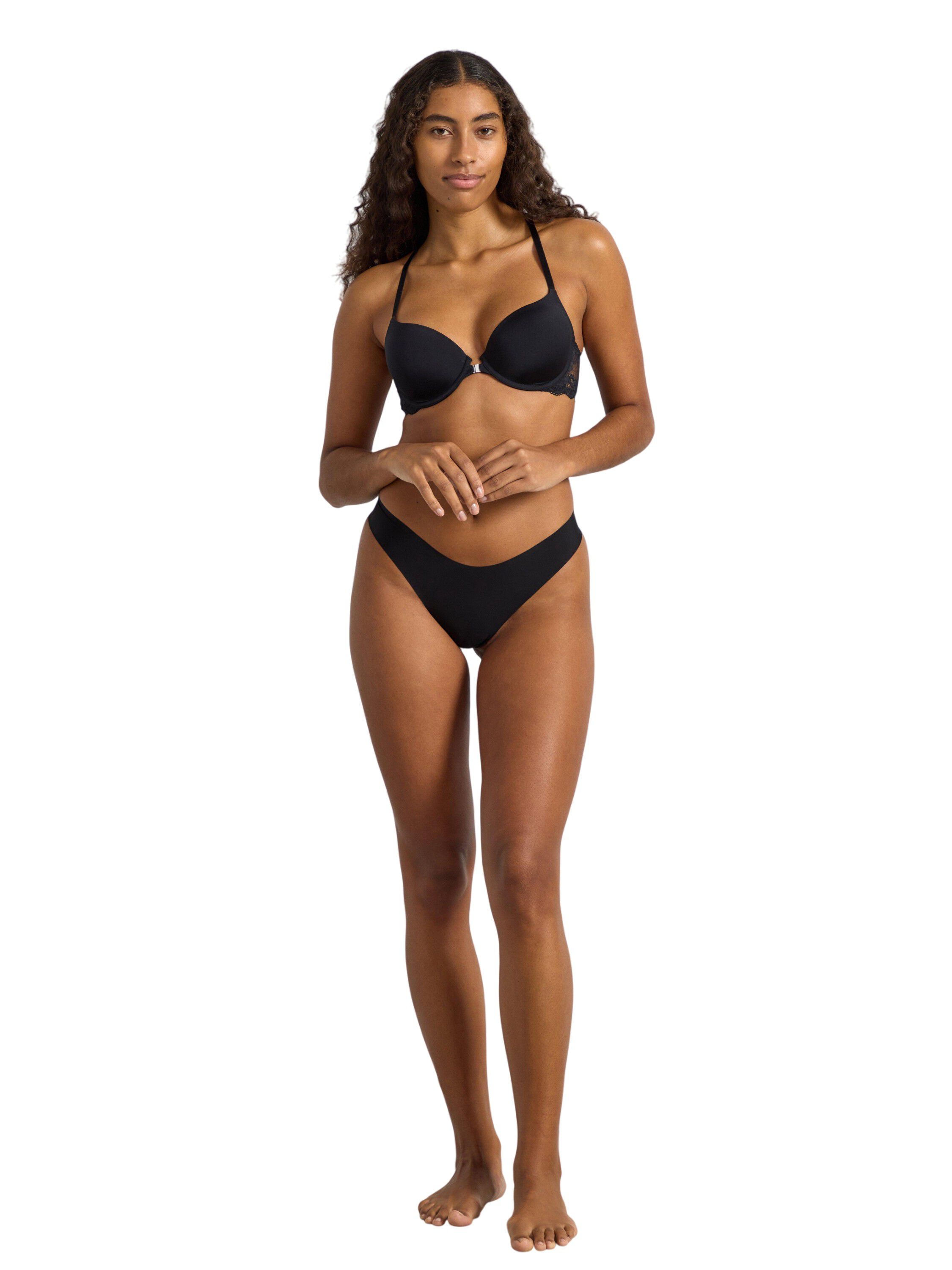 Lilja t-shirt-bh med st&auml;gning framtill