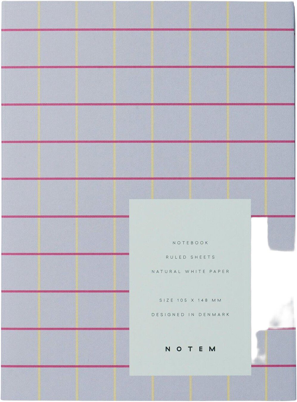 UMA Flat Lay Notebook - Small, Lavender Check