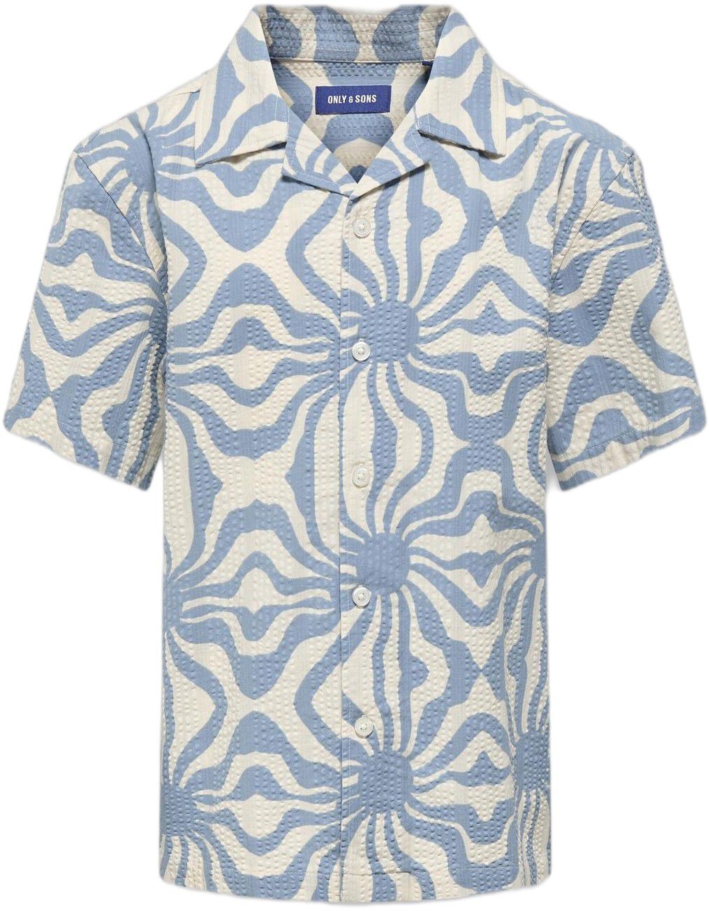 Osjcruz Rlx Seersucker Resort Ss Shirt