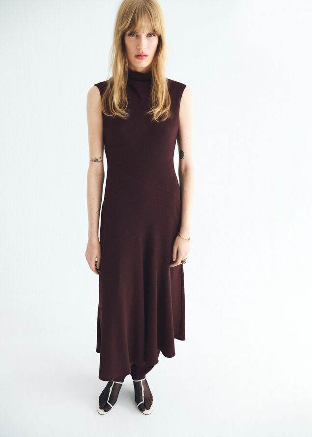 Long turtleneck dress