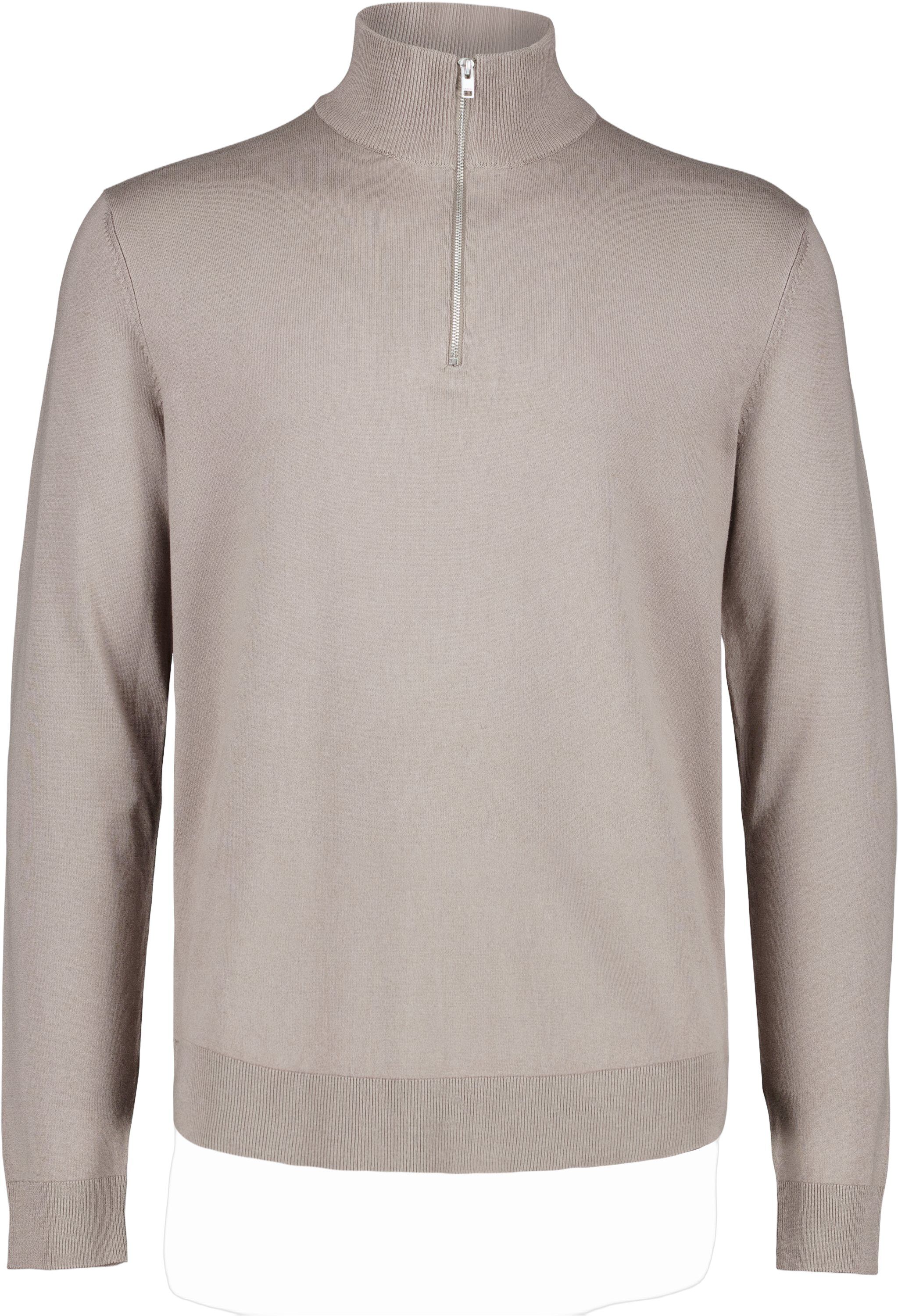 Soft viscose blend half zip