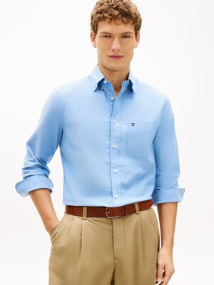 Regular Fit Button-Down Lightweight Oxford Shirt