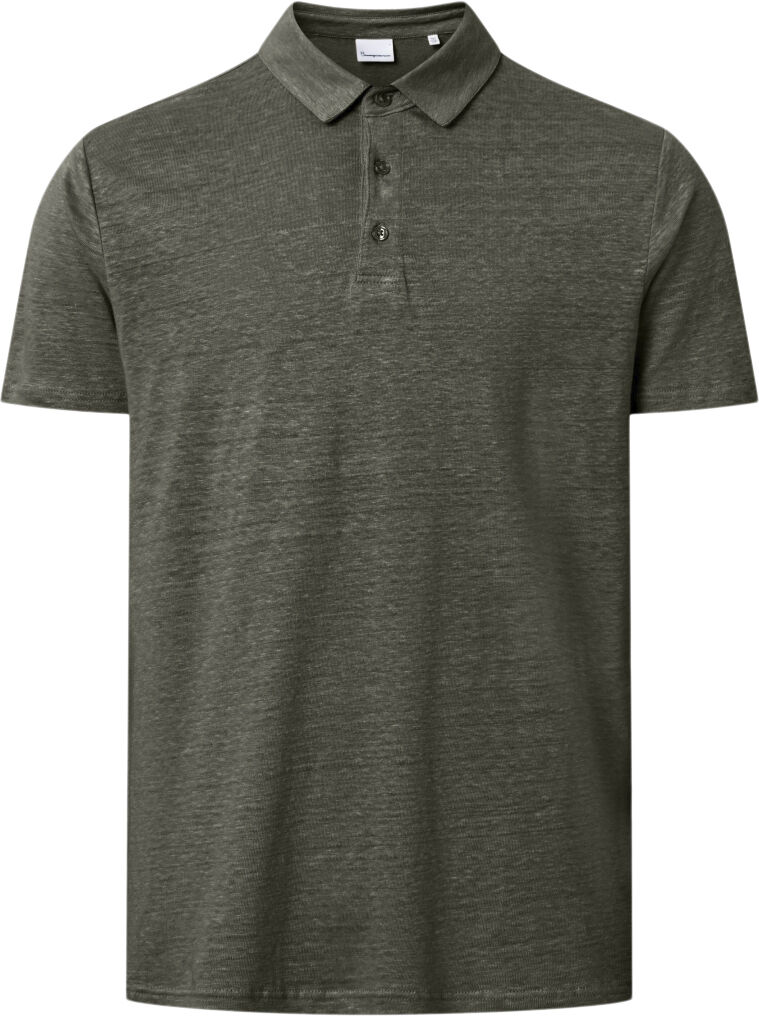 Regular linen polo - GOTS/Vegan