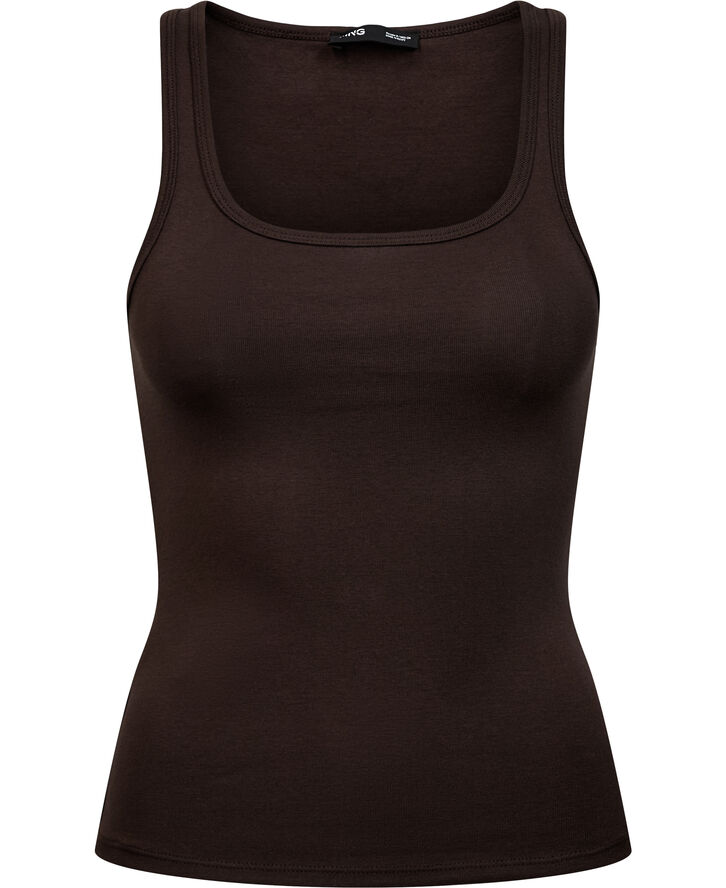 Fitted spaghetti strap top
