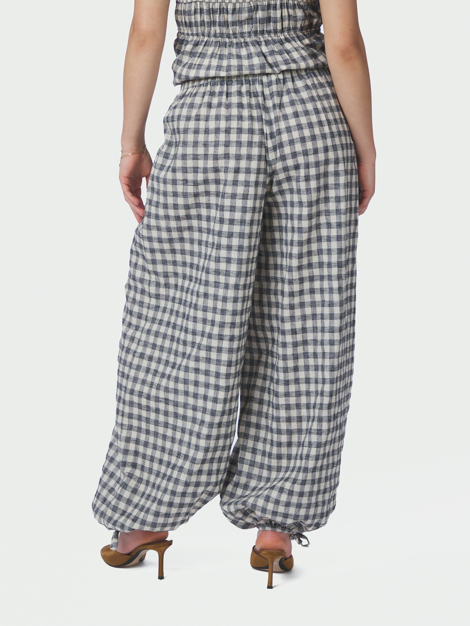 Roxane Balloon Check Pants