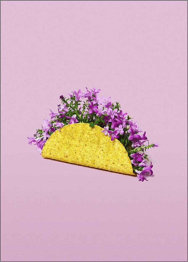Flower taco