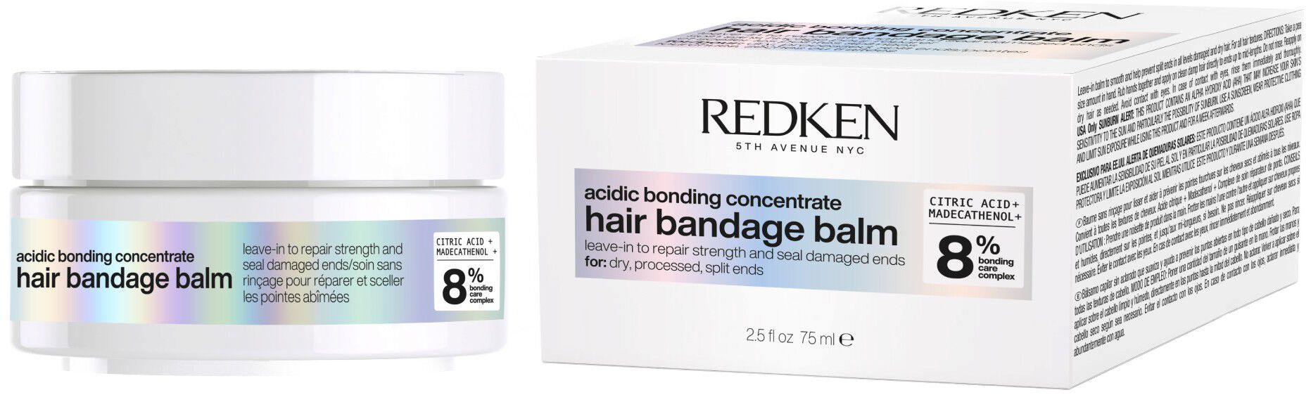 Acidic Bonding Concentrate Hair Bandage Balm Leave-in