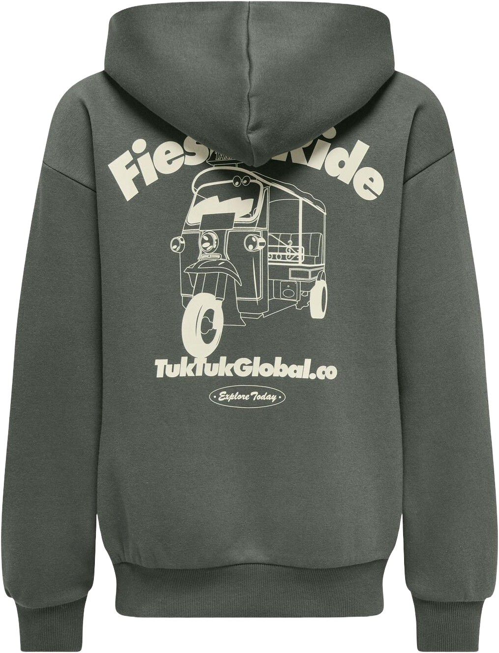 Osjceres Tuktuk Rlx Print Hood Swt