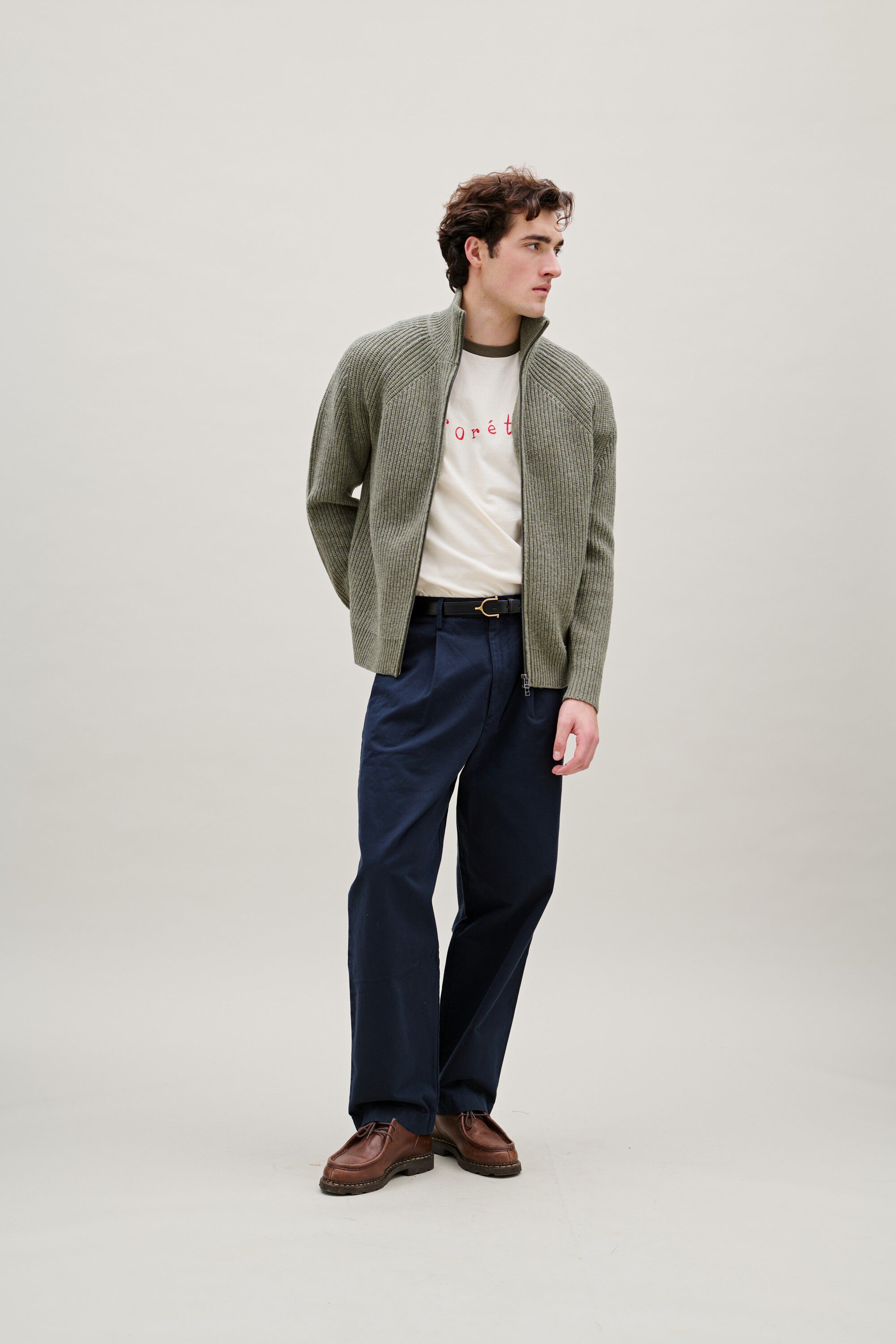 DELTA WOOL ZIP JACKET