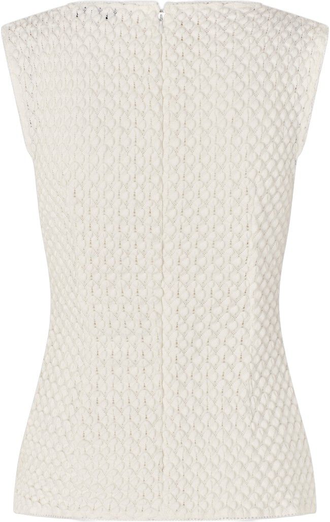 2479 Crochet Lace, Boatneck Tank Top