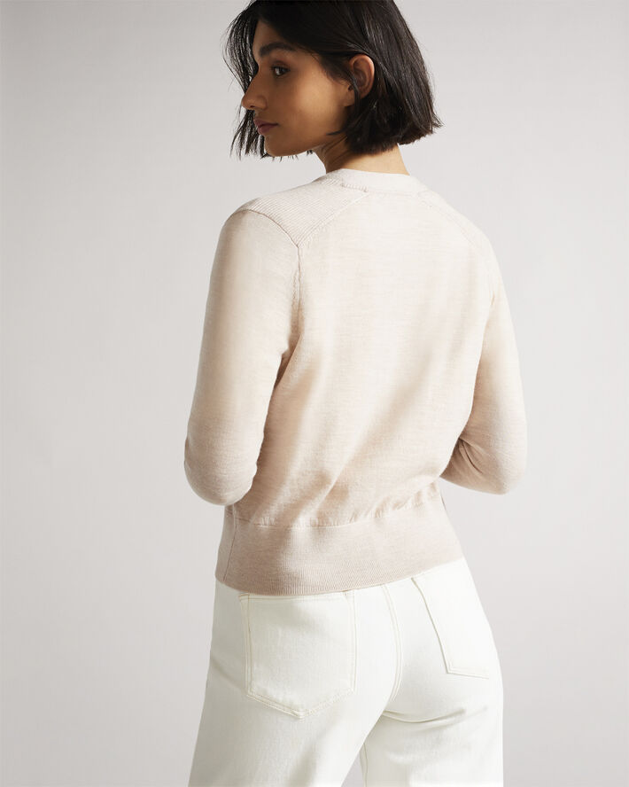 AIYLEEN Merino Low V Cardi