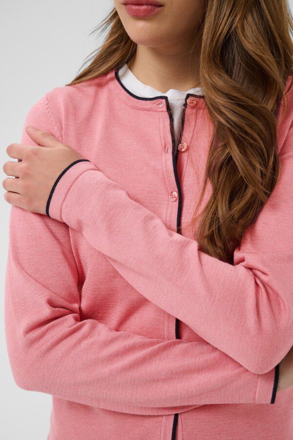 MilaSZ Contrast Stripe Cardigan