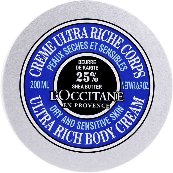 Shea Butter (Karit&eacute;) Ultra Rich Body Cream 200ml