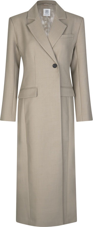 Maxine Wool Long Blazer
