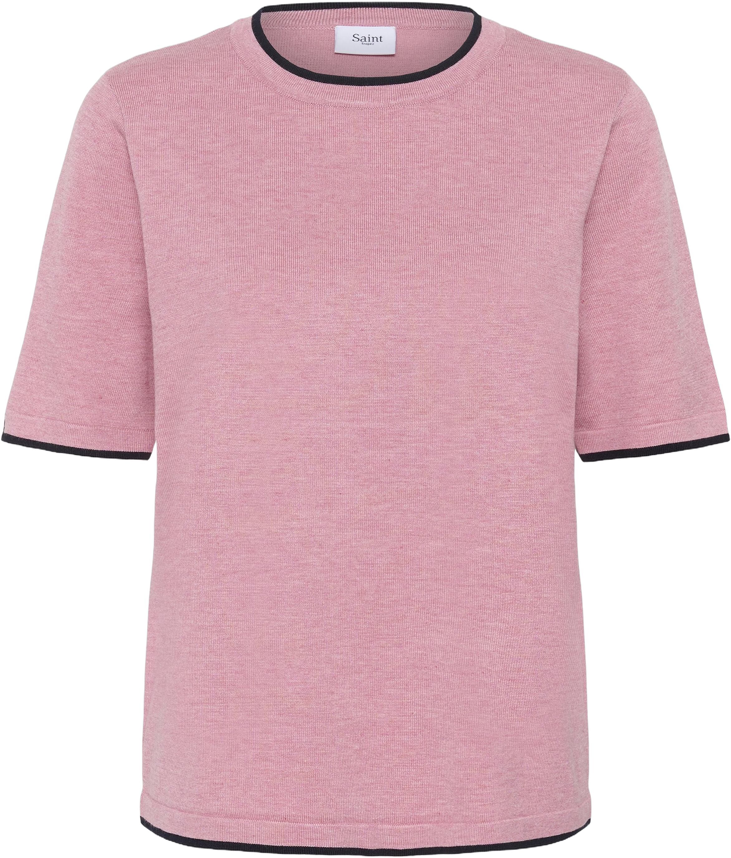 MilaSZ Contrast Stripe SS Pullover