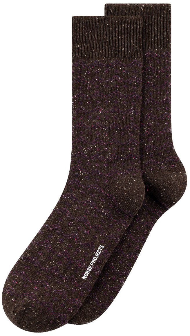 Bykle Neps Wool Rib Sock