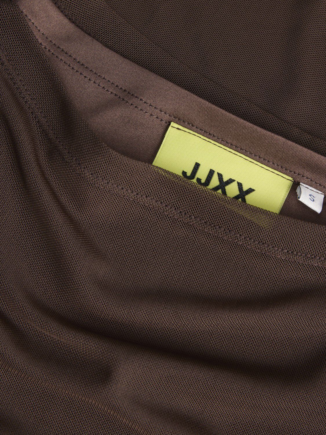 JXMINNA MESH LS BOATNECK TOP WVN