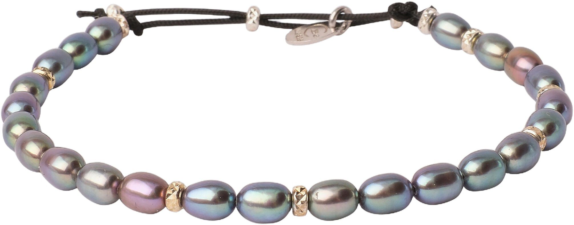 Celine Pearl Peacock Bracelet - Silver