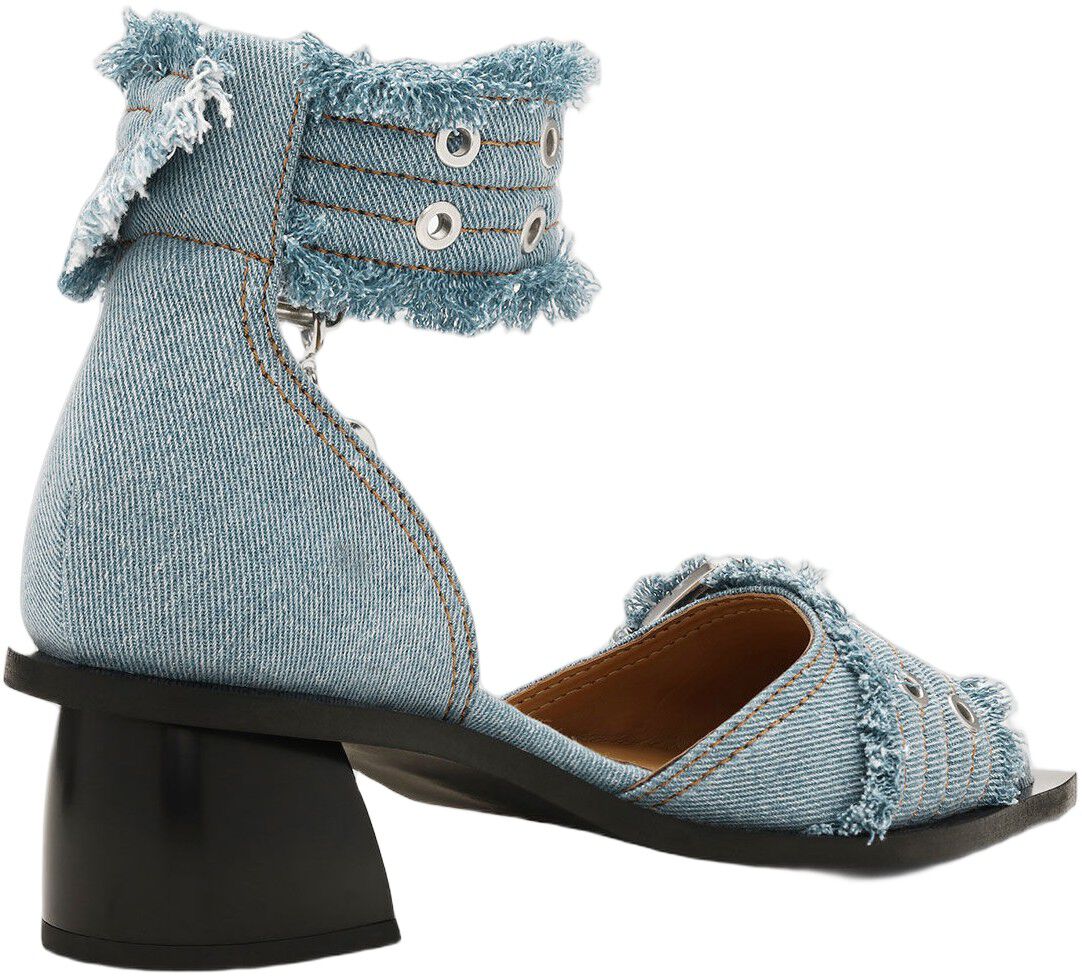 Feminine Buckle Open Cut Pump Charm