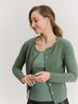 RWLaica Cashmere LS O-neck Raglan Cardigan