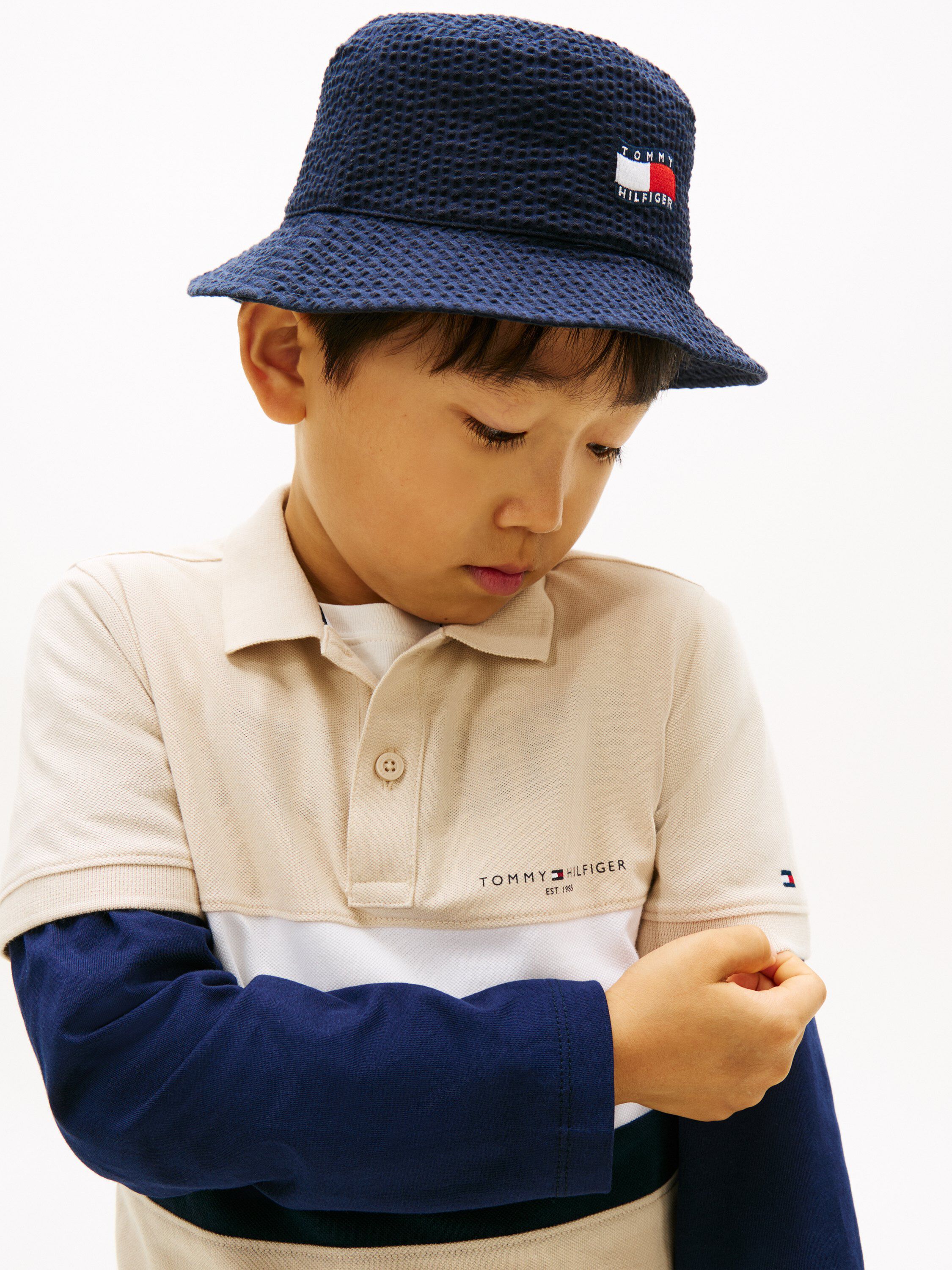 MINI CORP EMB CLRBLOCK POLO SS