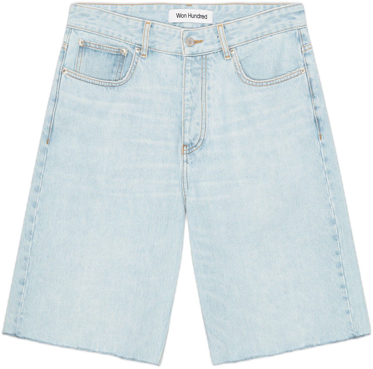 Kayce Soft Blue Denim Shorts