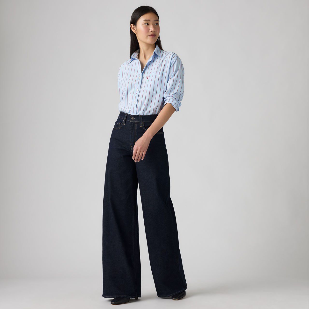 728 High Rise Wide Leg Jeans