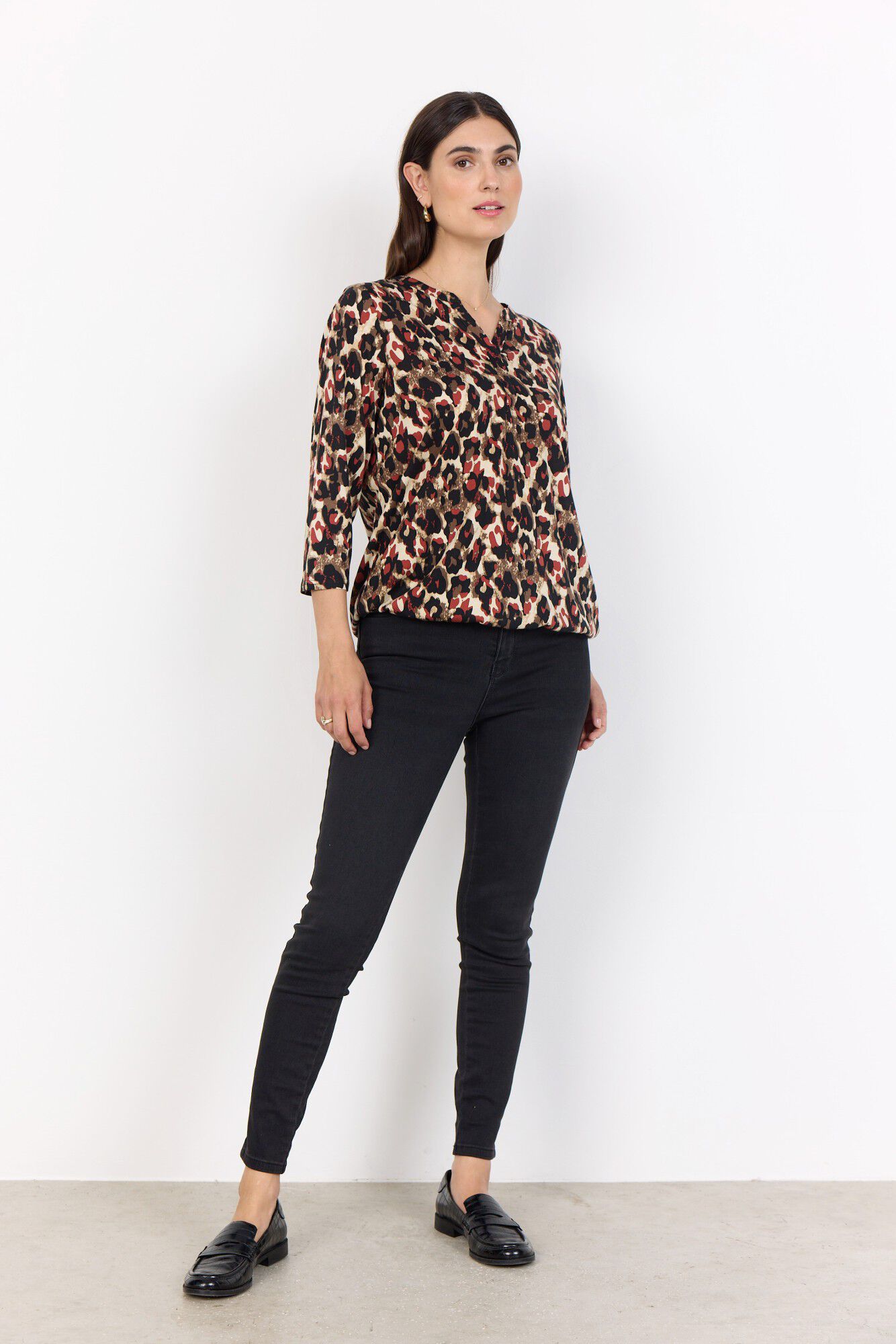 SC-FELICITY AOP 516 Bluse R&oslash;d