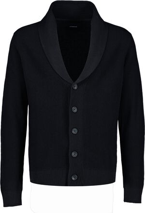 Recycled shawl collar cardigan