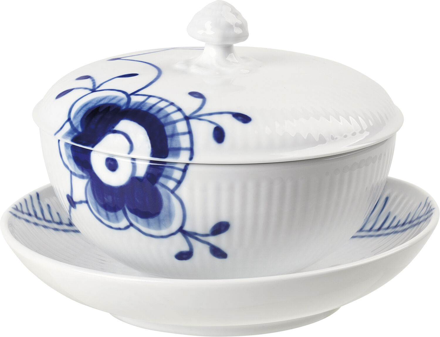 Bl&aring; Mega Rifle sk&aring;l med l&aring;g og underkop 38 cl