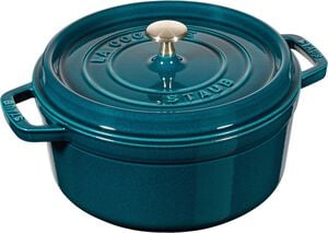 La Cocotte Gryta 28 cm / 6,75 l, Rund, La-Mer, Gjutj&auml;rn