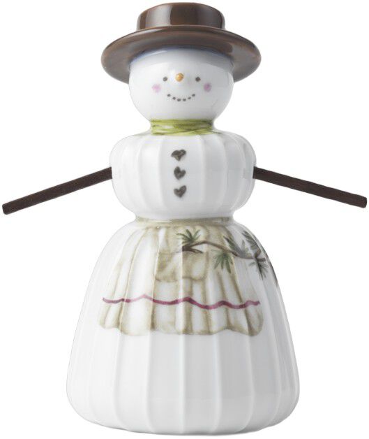 Hammersh&oslash;i Christmas Sn&ouml;gumma H11 vit m. deko