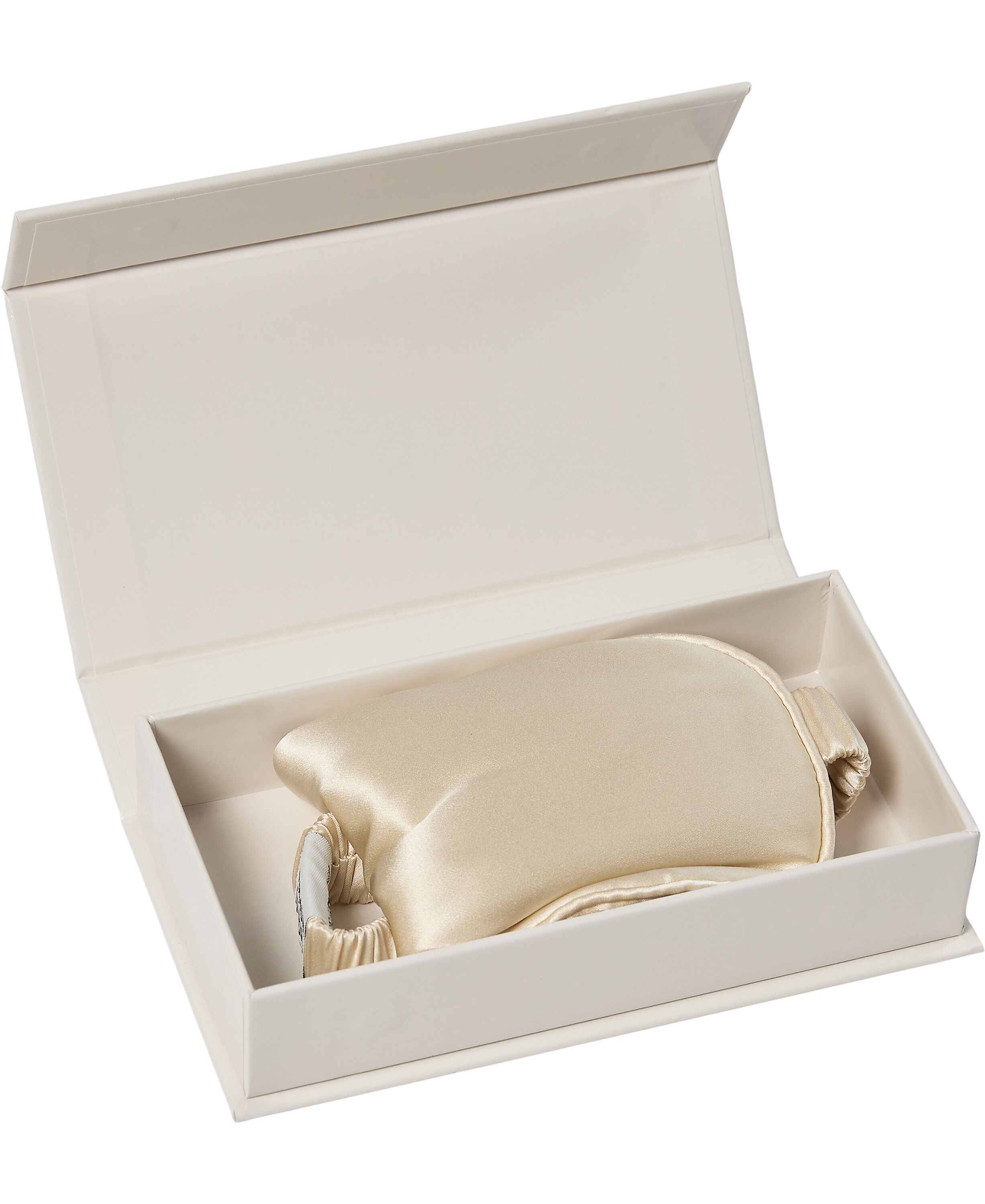 Eye mask silke light beige