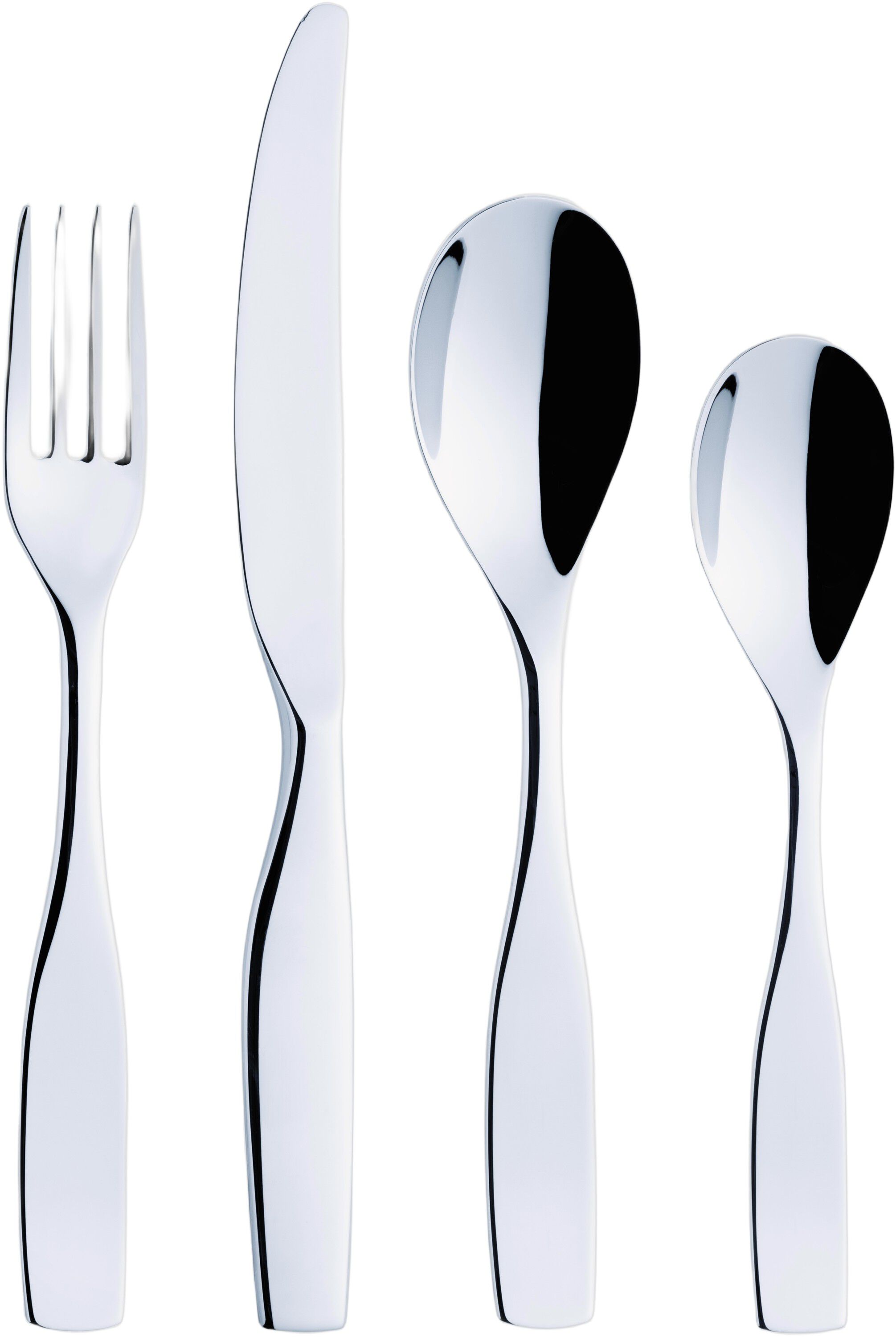 Citterio 98 bestik gaves&aelig;t 24 dele blank