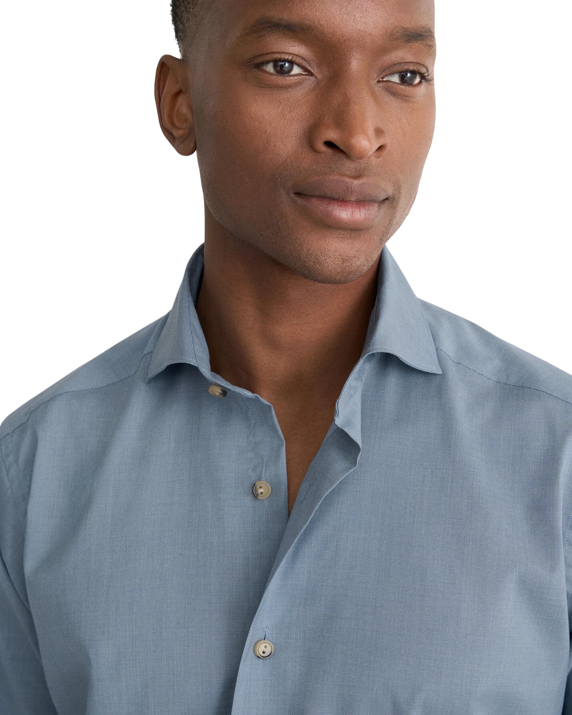 Solid Lighweight Poplin Shirt