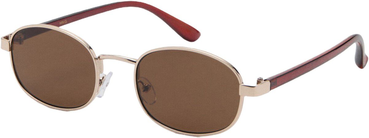 Metallic frame sunglasses