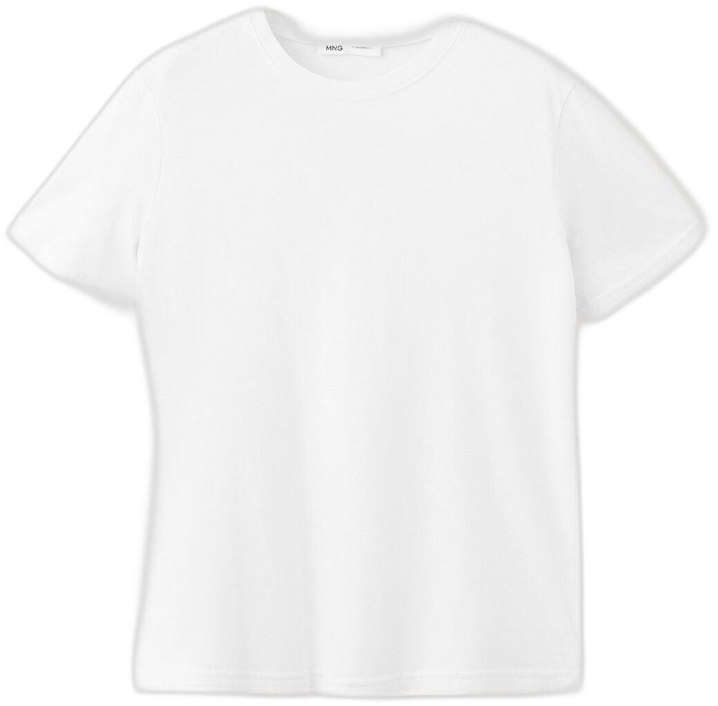 Rounded neck cotton t-shirt