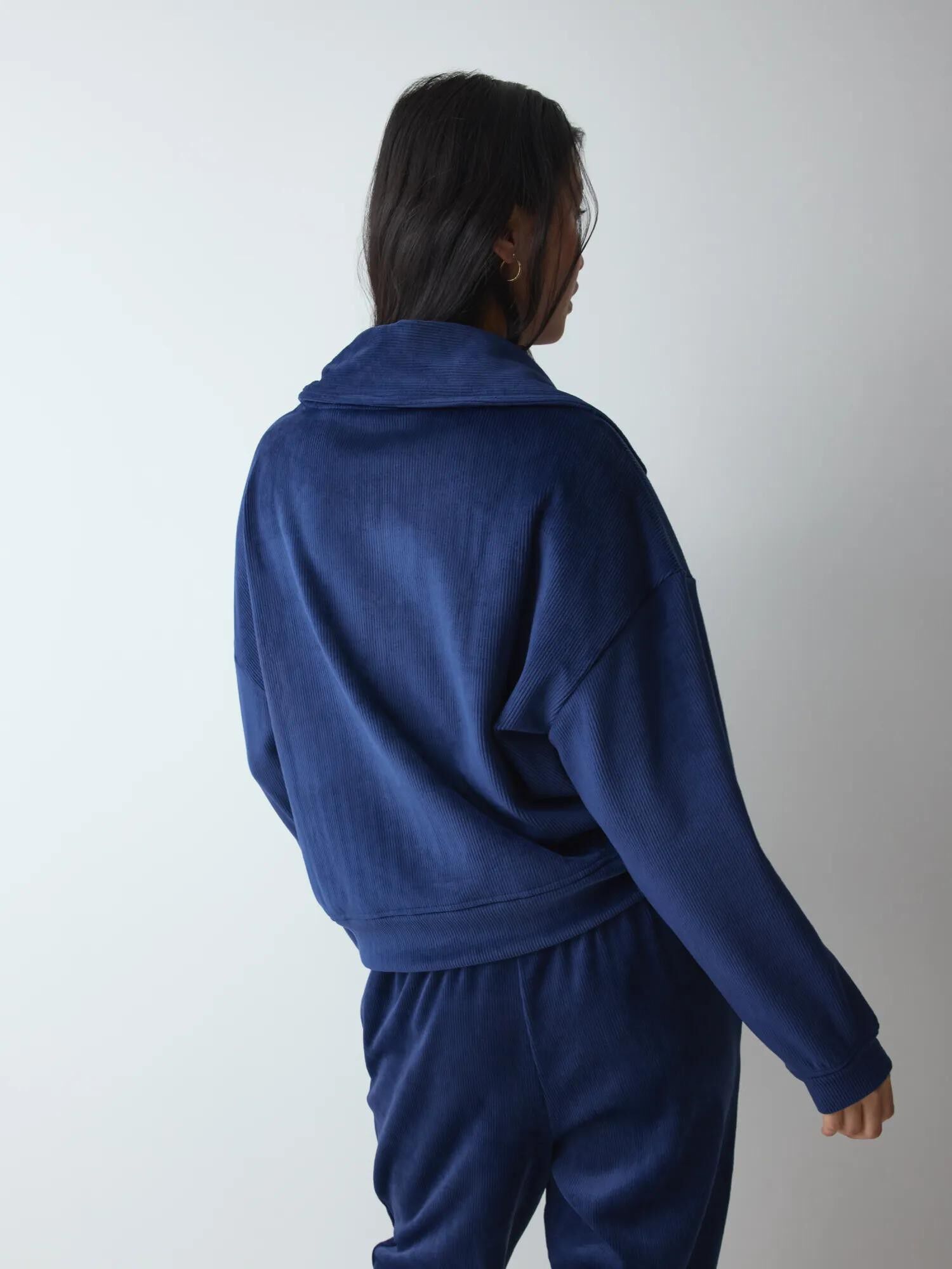 Velour Rib Sweater