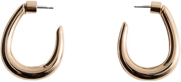 Twisted hoop earrings